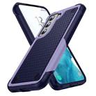 For Samsung Galaxy S22 5G PC + TPU Shockproof Protective Phone Case(Light Purple+Sapphire Blue) - 1