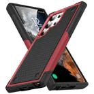 For Samsung Galaxy S23 Ultra 5G PC + TPU Shockproof Protective Phone Case(Red+Black) - 1