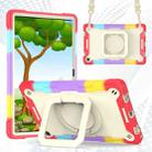 For Lenovo Tab M10 Plus 10.6 3rd Gen 2022 Silicone + PC Bracelet Holder Tablet Case(Bright Red) - 1