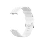 xDfind 18mm Silver Color Buckle TPU Wrist Strap Watch Band for Fitbit Charge 4 / Charge 4 SE / Charge 3 / Charge 3 SE, Size: S(White) - 3
