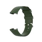 xDfind 18mm Silver Color Buckle TPU Wrist Strap Watch Band for Fitbit Charge 4 / Charge 4 SE / Charge 3 / Charge 3 SE, Size: S(Olive Green) - 3