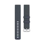 xDfind 18mm Silver Color Buckle TPU Wrist Strap Watch Band for Fitbit Charge 4 / Charge 4 SE / Charge 3 / Charge 3 SE, Size: S(Blue Gray) - 2