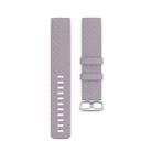 xDfind 18mm Silver Color Buckle TPU Wrist Strap Watch Band for Fitbit Charge 4 / Charge 4 SE / Charge 3 / Charge 3 SE, Size: S(Light Purple) - 2