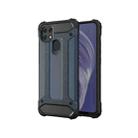 For OPPO A15 Magic Armor TPU + PC Combination Phone Case(Navy Blue) - 1