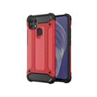 For OPPO A15 Magic Armor TPU + PC Combination Phone Case(Red) - 1