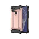 For OPPO A15 Magic Armor TPU + PC Combination Phone Case(Rose Gold) - 1