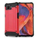 For OPPO A73 4G/F17 Magic Armor TPU + PC Combination Phone Case(Red) - 1