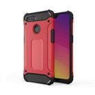 For OPPO F9 Magic Armor TPU + PC Combination Phone Case(Red) - 1