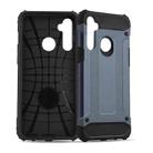 For Realme 5 Magic Armor TPU + PC Combination Phone Case(Navy Blue) - 1