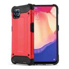 For OPPO Reno4 SE Magic Armor TPU + PC Combination Phone Case(Red) - 1