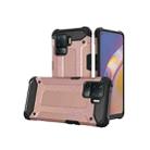 For OPPO Reno5 Lite/A94 Magic Armor TPU + PC Combination Phone Case(Rose Gold) - 1