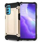 For OPPO Reno5 5G Magic Armor TPU + PC Combination Phone Case(Gold) - 1