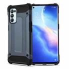 For OPPO Reno5 Pro 5G Magic Armor TPU + PC Combination Phone Case(Navy Blue) - 1