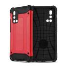 For vivo V19 Magic Armor TPU + PC Combination Phone Case(Red) - 1