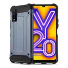 For vivo Y20 Magic Armor TPU + PC Combination Phone Case(Navy Blue) - 1