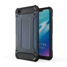 For vivo Y81 Magic Armor TPU + PC Combination Phone Case(Navy Blue) - 1