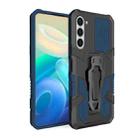 For Samsung Galaxy S23+ 5G Armor Warrior Shockproof PC + TPU Phone Case(Blue) - 1