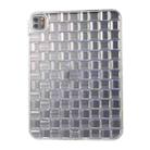 For iPad mini 6 Cube Shockproof Silicone Tablet Case(Transparent) - 1
