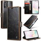 For Samsung Galaxy Note10+ CaseMe 003 Crazy Horse Texture Leather Phone Case(Coffee) - 1