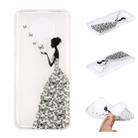 For Xiaomi Redmi K30 Pro Coloured Drawing Pattern Transparent TPU Case(Butterflies and Girl) - 1