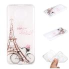 For Xiaomi Redmi K30 Pro Coloured Drawing Pattern Transparent TPU Case(Tower and Bicyle) - 1
