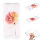 For Xiaomi Redmi K30 Pro Coloured Drawing Pattern Transparent TPU Case(Orange Flower) - 1