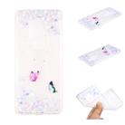 For OnePlus 8 Pro Coloured Drawing Pattern Transparent TPU Case(Variegated Butterflies) - 1