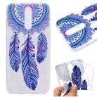 For OnePlus 8 Coloured Drawing Pattern Transparent TPU Case(Windmill) - 1