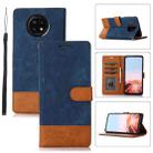 For Xiaomi Redmi Note 9T / Note 9 5G Splicing Leather Phone Case(Dark Blue) - 1