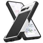 For Google Pixel 7 Pro 5G PC + TPU Shockproof Protective Phone Case(White+Black) - 1