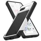 For Google Pixel 7 5G PC + TPU Shockproof Protective Phone Case(White+Black) - 1