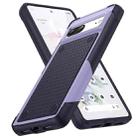 For Google Pixel 7 5G PC + TPU Shockproof Protective Phone Case(Light Purple+Sapphire Blue) - 1