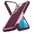 For Samsung Galaxy S23+ 5G PC + TPU Shockproof Protective Phone Case(Pink+Dark Red) - 1