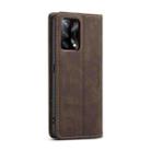 CaseMe 013 Multifunctional Horizontal Flip Leather Phone Case For OPPO F19/F19S/A74 4G/A95 4G/Reno6 Lite 4G Global(Coffee) - 3