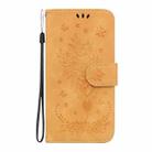 For Xiaomi Redmi A1+ Butterfly Rose Embossed Leather Phone Case(Yellow) - 2
