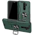 For Xiaomi Redmi Note 8 Pro Shockproof PC + TPU Protective Case with Beer Opener & Car Holder(Green) - 1