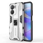 For Honor Play 40 Plus Supersonic PC + TPU Shock-proof Phone Case(Silver) - 1