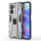 For Honor Play 40 Plus Supersonic PC + TPU Shock-proof Phone Case(Grey) - 1