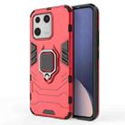 For Xiaomi 13 Shockproof PC + TPU Phone Case with Magnetic Ring Holder(Red) - 1