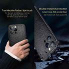 For iPhone 13 Pro Max SULADA Invisible Bracket Leather Back Cover Phone Case(Blue) - 3