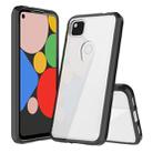 For Google Pixel 4a Scratchproof TPU + Acrylic Protective Case(Black) - 1