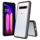 For LG V60 ThinQ Scratchproof TPU + Acrylic Protective Case(Black) - 1