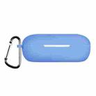 For Huawei FreeBuds SE Pure Color Bluetooth Earphone Silicone Case with Hook(Sky Blue) - 1