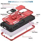 For Samsung Galaxy A33 5G Sliding Camera Cover TPU + PC Phone Case(Red+Black) - 2
