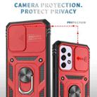 For Samsung Galaxy A33 5G Sliding Camera Cover TPU + PC Phone Case(Red+Black) - 3