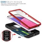 For Samsung Galaxy A33 5G Sliding Camera Cover TPU + PC Phone Case(Red+Black) - 5