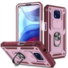 For Motorola Moto G Power 2021 Sliding Camera Cover TPU + PC Phone Case(Pink+Red) - 1