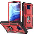 For Motorola Moto G Power 2021 Sliding Camera Cover TPU + PC Phone Case(Red+Black) - 1