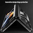 For Samsung Galaxy Z Fold4 Full Body Electroplating Hinge Phone Case(Black) - 6