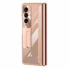 For Samsung Galaxy Z Fold4 Full Body Electroplating Hinge Phone Case(Gold) - 3